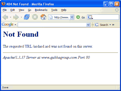 стандартная 404